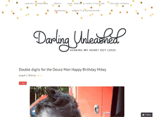 Tablet Screenshot of darlingunleashed.com